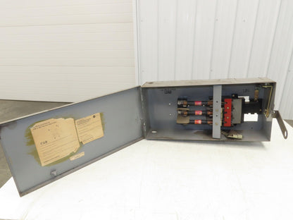 Westinghouse Fusible Busway Disconnect Switch Bus Plug 30A 600VAC 3PH 3W