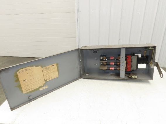 Westinghouse Fusible Busway Disconnect Switch Bus Plug 30A 600VAC 3PH 3W