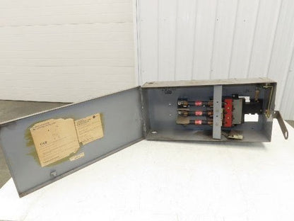 Westinghouse Fusible Busway Disconnect Switch Bus Plug 30A 600VAC 3PH 3W