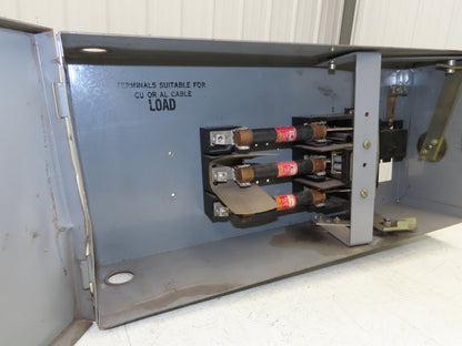 Westinghouse Fusible Busway Disconnect Switch Bus Plug 30A 600VAC 3PH 3W