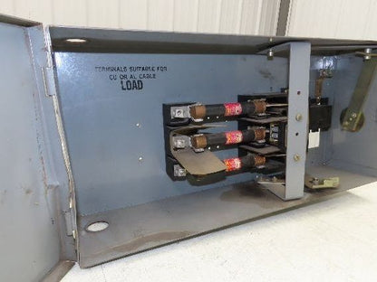 Westinghouse Fusible Busway Disconnect Switch Bus Plug 30A 600VAC 3PH 3W