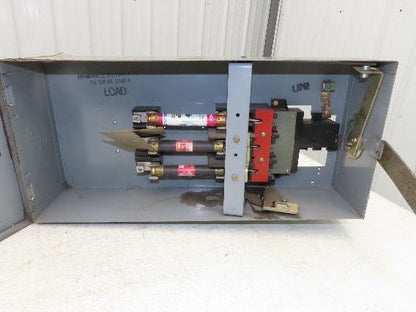 Westinghouse Fusible Busway Disconnect Switch Bus Plug 30A 600VAC 3PH 3W
