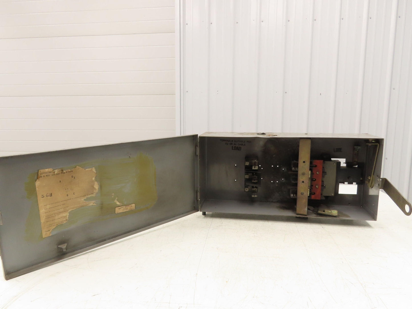 Westinghouse Fusible Busway Disconnect Switch Bus Plug 60A 600VAC 3PH 3W