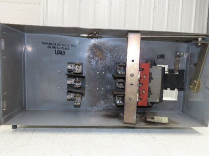 Westinghouse Fusible Busway Disconnect Switch Bus Plug 60A 600VAC 3PH 3W