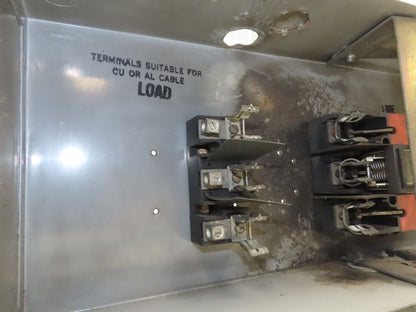 Westinghouse Fusible Busway Disconnect Switch Bus Plug 60A 600VAC 3PH 3W