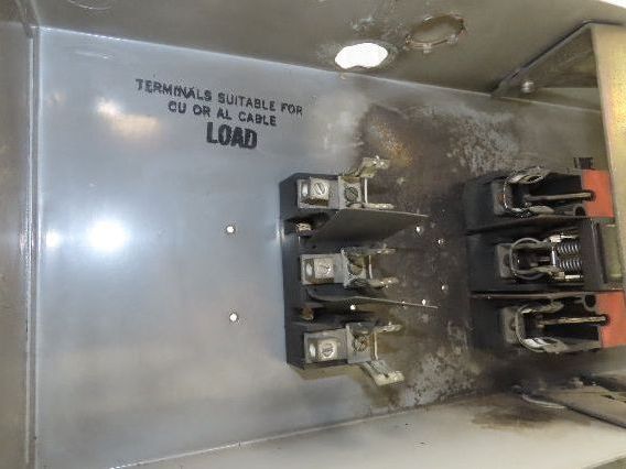 Westinghouse Fusible Busway Disconnect Switch Bus Plug 60A 600VAC 3PH 3W