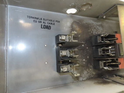 Westinghouse Fusible Busway Disconnect Switch Bus Plug 60A 600VAC 3PH 3W