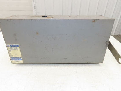 Westinghouse Fusible Busway Disconnect Switch Bus Plug 60A 600VAC 3PH 3W