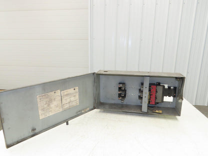 Westinghouse Fusible Busway Disconnect Switch Bus Plug 60A 600VAC 3PH 3W