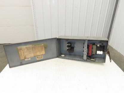 Westinghouse Fusible Busway Disconnect Switch Bus Plug 100A 600VAC 3PH 3W
