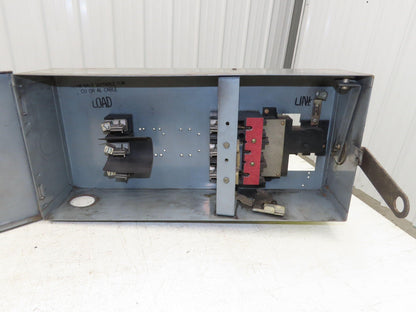 Westinghouse Fusible Busway Disconnect Switch Bus Plug 100A 600VAC 3PH 3W