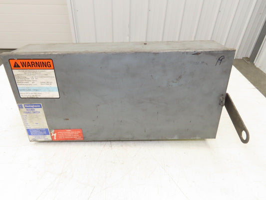 Westinghouse Fusible Busway Disconnect Switch Bus Plug 100A 600VAC 3PH 3W