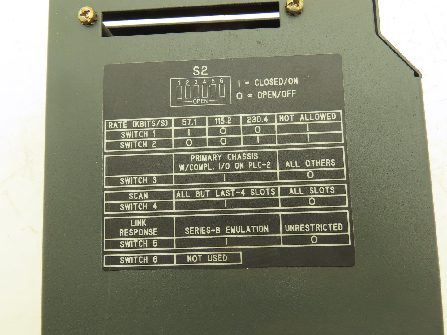 Allen-Bradley 1771-ASB Remote I/O Adapter Series E