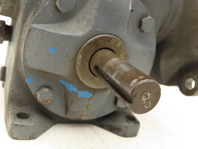 Grant STF Worm Gearbox 30:1 Reducer 58rpm 56C-Face Dual Shaft Output