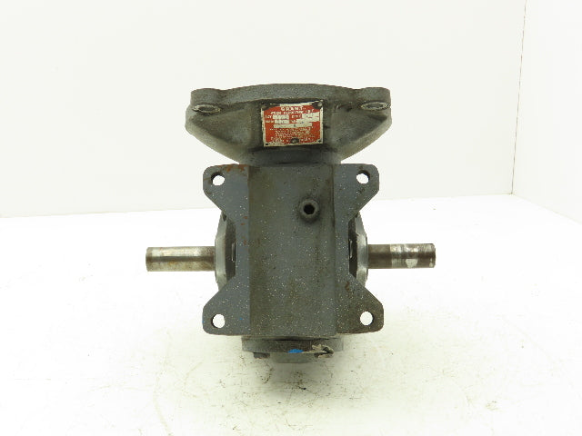 Grant STF Worm Gearbox 30:1 Reducer 58rpm 56C-Face Dual Shaft Output