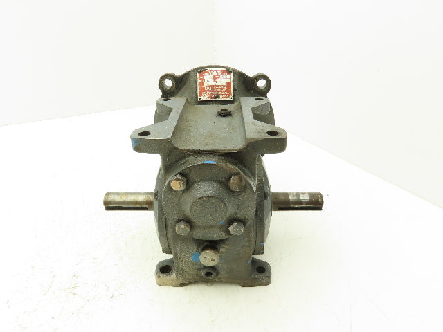 Grant STF Worm Gearbox 30:1 Reducer 58rpm 56C-Face Dual Shaft Output