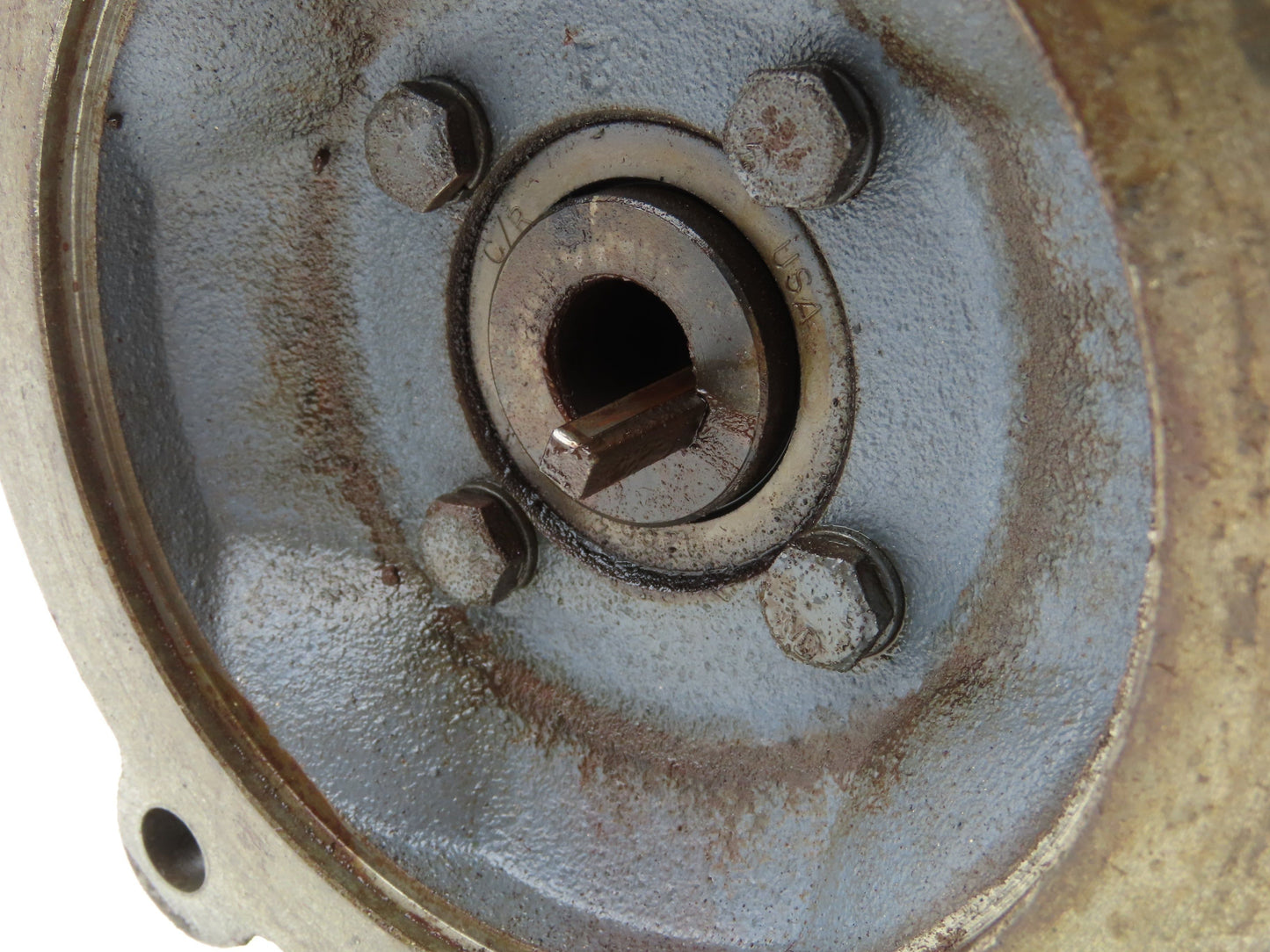 Grant STF Worm Gearbox 30:1 Reducer 58rpm 56C-Face Dual Shaft Output