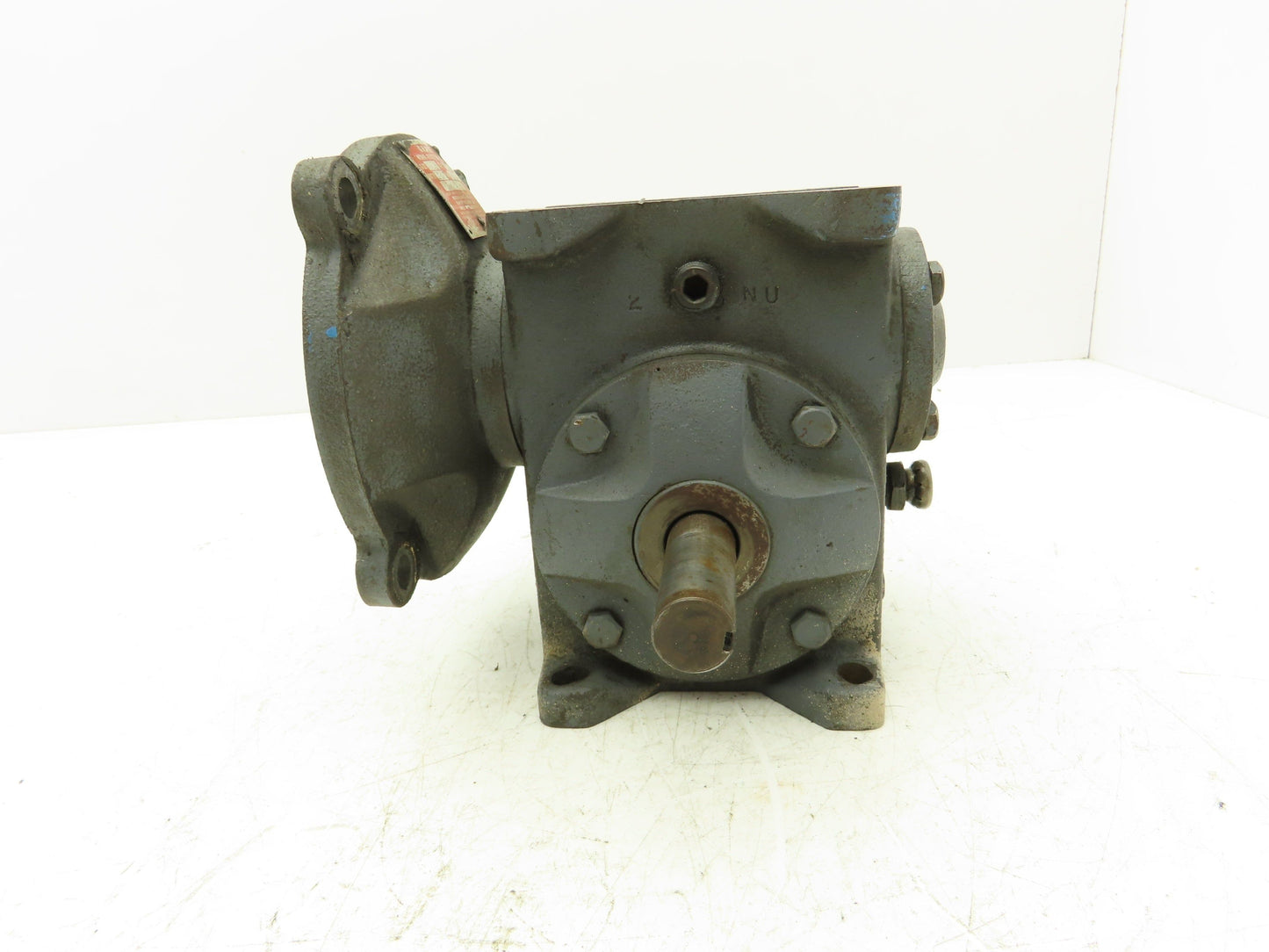 Grant STF Worm Gearbox 30:1 Reducer 58rpm 56C-Face Dual Shaft Output