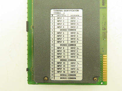 Allen Bradley 1771-IFE Analog Input Module 12 Bit Series C Rev E01
