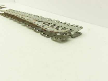 Flexco Alligator 187 Ready Set Staple 12" Belt Fastener No Hinge Pins Set of 4