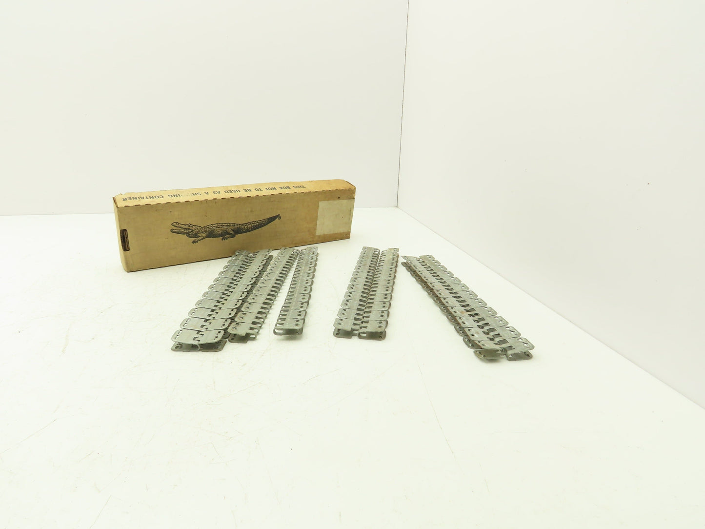 Flexco Alligator 187 Ready Set Staple 12" Belt Fastener No Hinge Pins Set of 4