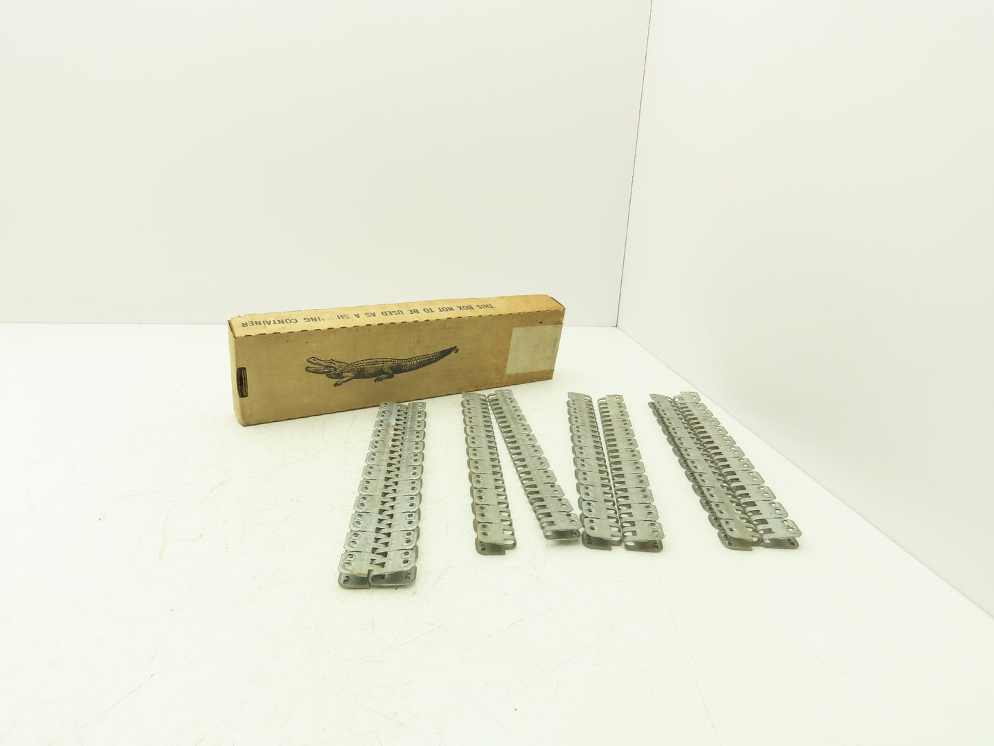 Flexco Alligator 187 Ready Set Staple 12" Belt Fastener No Hinge Pins Set of 4