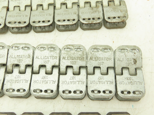 Flexco Alligator 187 Ready Set Staple Belt Fastener No Hinge Pins  Lot of 99pcs
