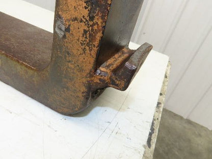 4x40" Class 2 Steel Forklift Fork Tines 16" Carriage 1-Pair