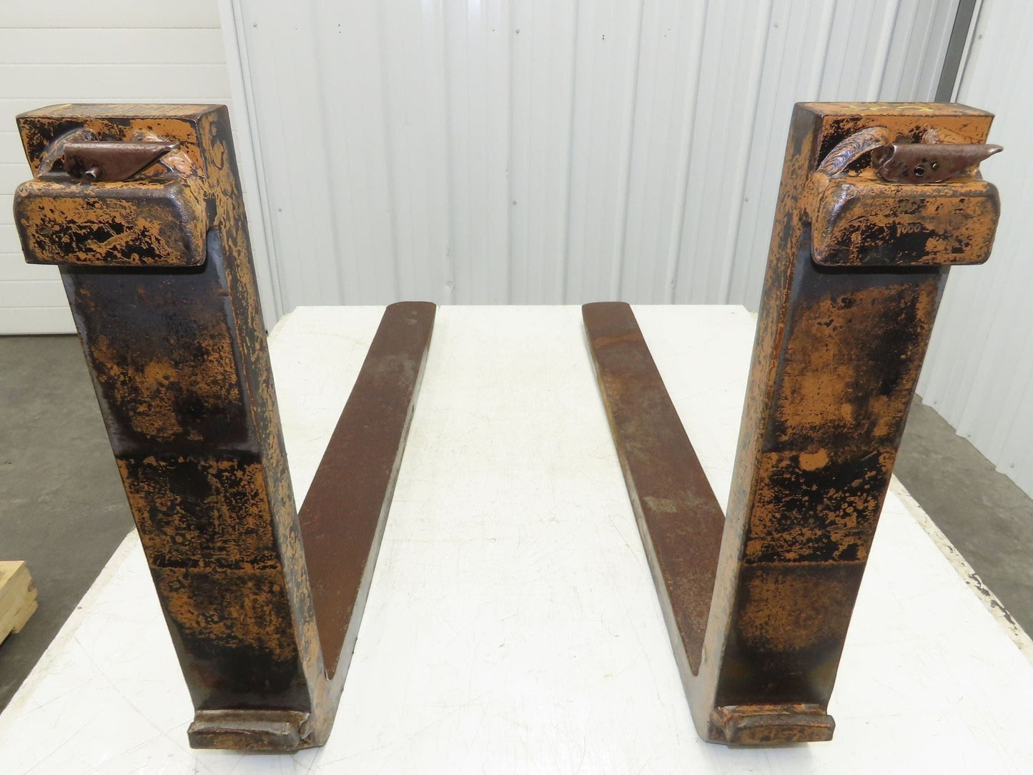 4x40" Class 2 Steel Forklift Fork Tines 16" Carriage 1-Pair