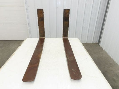 4x40" Class 2 Steel Forklift Fork Tines 16" Carriage 1-Pair