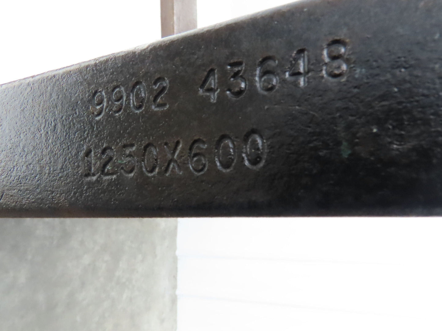 Kenhar K-547 4x48" Class 2A Steel Forklift Fork Tines 1-Pair 1250kg @ 600mm