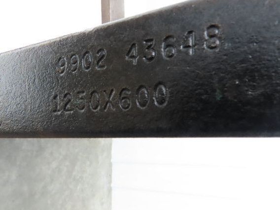 Kenhar K-547 4x48" Class 2A Steel Forklift Fork Tines 1-Pair 1250kg @ 600mm