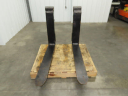 7x48" Shaft Mount Steel Forklift Fork Tines 20.5" Carriage 1-Pair 17,500 lb