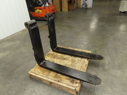 7x48" Shaft Mount Steel Forklift Fork Tines 20.5" Carriage 1-Pair 17,500 lb