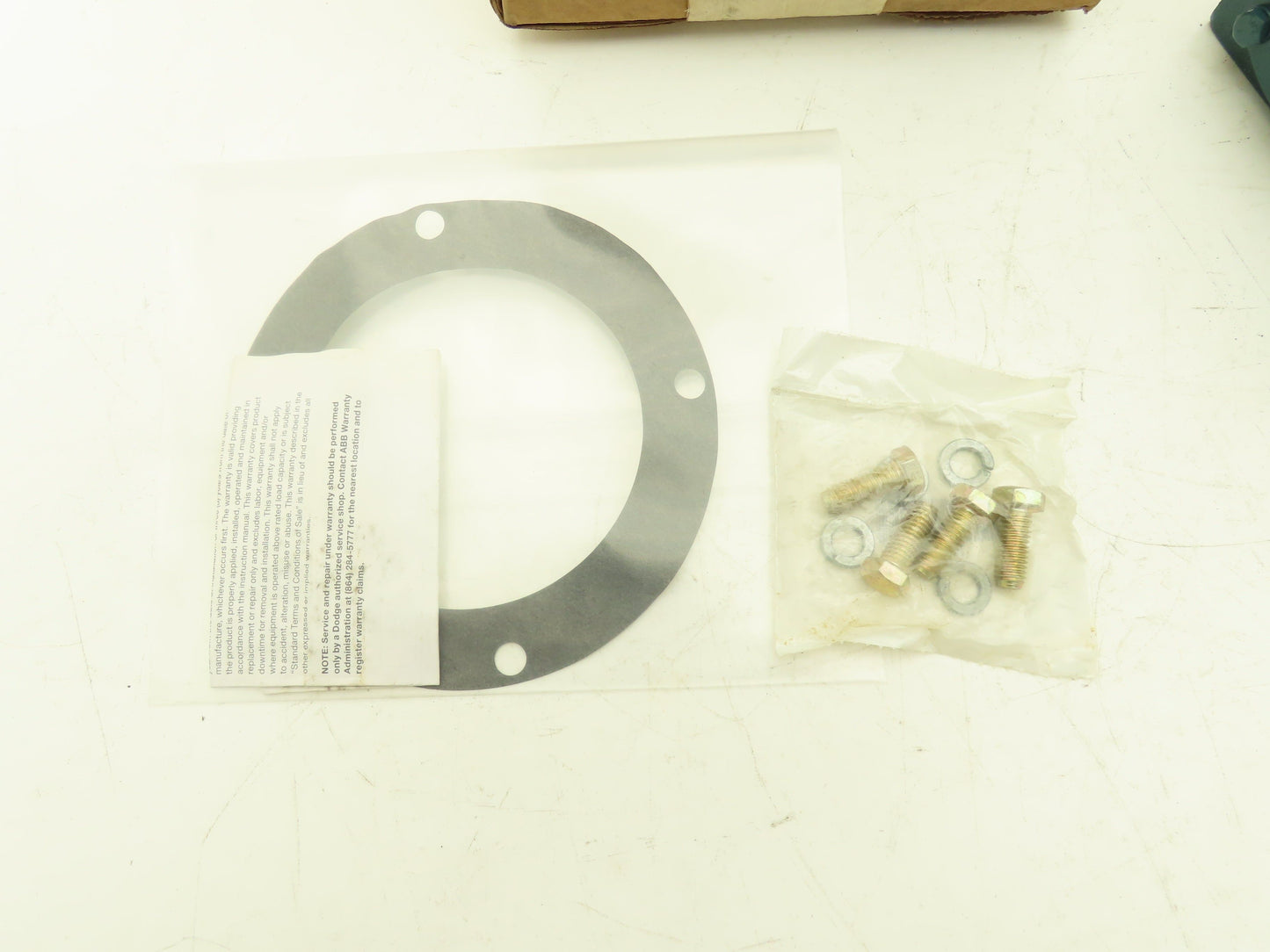 Dodge Tigear-2 15Q30H56 Worm Gearbox 30:1 Reducer 58rpm .5Hp 56C Hollow Shaft