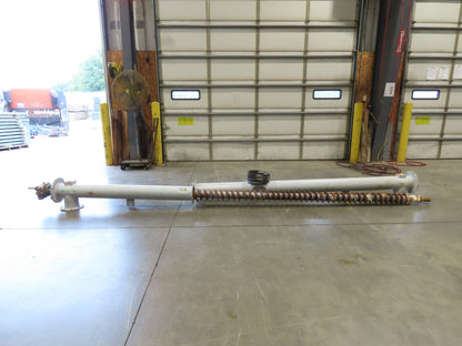 Dynamic Air Accu-Flo 495 7"x 16' Screw Feeder Bulk Conveyor Auger  -No Drive-