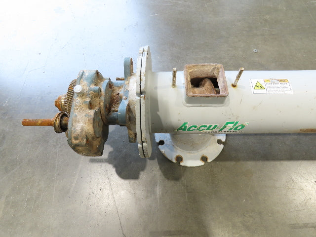 Dynamic Air Accu-Flo 495 7"x 16' Screw Feeder Bulk Conveyor Auger  -No Drive-