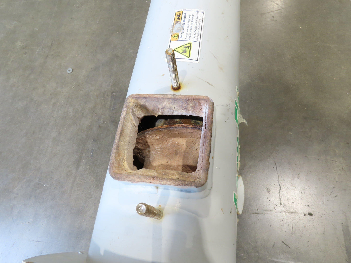 Dynamic Air Accu-Flo 495 7"x 16' Screw Feeder Bulk Conveyor Auger  -No Drive-