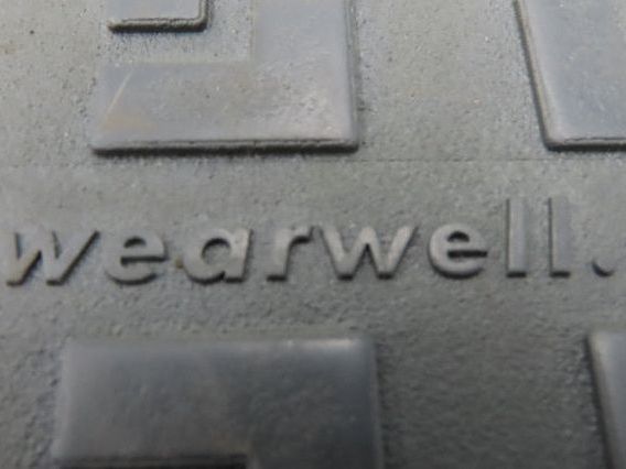 Wearwell H-9389 ErgoDeck Mat - 18 x 18", Solid Tile 7/8" Thick  Lot of 10pcs