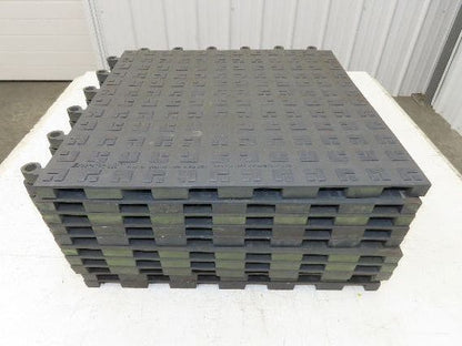 Wearwell H-9389 ErgoDeck Mat - 18 x 18", Solid Tile 7/8" Thick  Lot of 10pcs