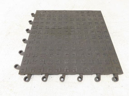 Wearwell H-9389 ErgoDeck Mat - 18 x 18", Solid Tile 7/8" Thick  Lot of 10pcs
