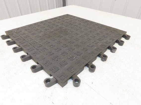 Wearwell H-9389 ErgoDeck Mat - 18 x 18", Solid Tile 7/8" Thick  Lot of 10pcs