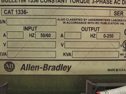 Allen Bradley 1336-B040-EOG VFD Display Circuit Boards 40Hp 460V 3Ph