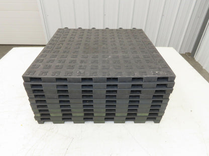 Wearwell H-9389 ErgoDeck Mat - 18 x 18", Solid Tile 7/8" Thick  Lot of 10pcs
