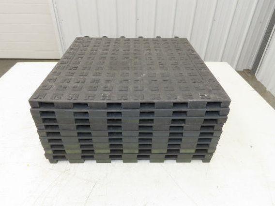 Wearwell H-9389 ErgoDeck Mat - 18 x 18", Solid Tile 7/8" Thick  Lot of 10pcs