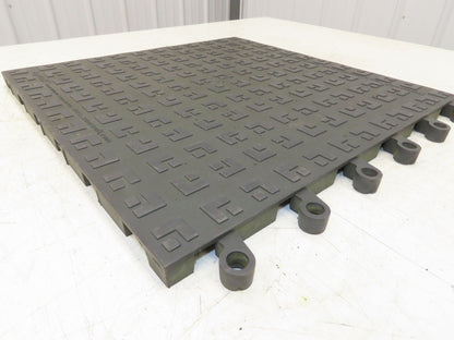 Wearwell H-9389 ErgoDeck Mat - 18 x 18", Solid Tile 7/8" Thick  Lot of 10pcs