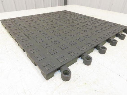 Wearwell H-9389 ErgoDeck Mat - 18 x 18", Solid Tile 7/8" Thick  Lot of 10pcs