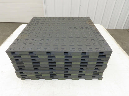 Wearwell H-9389 ErgoDeck Mat - 18 x 18", Solid Tile 7/8" Thick  Lot of 10pcs
