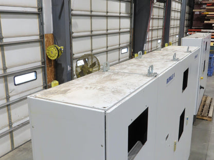 Burkle 4-Door Free Standing Electrical Enclosure 78x126x18" Type 12