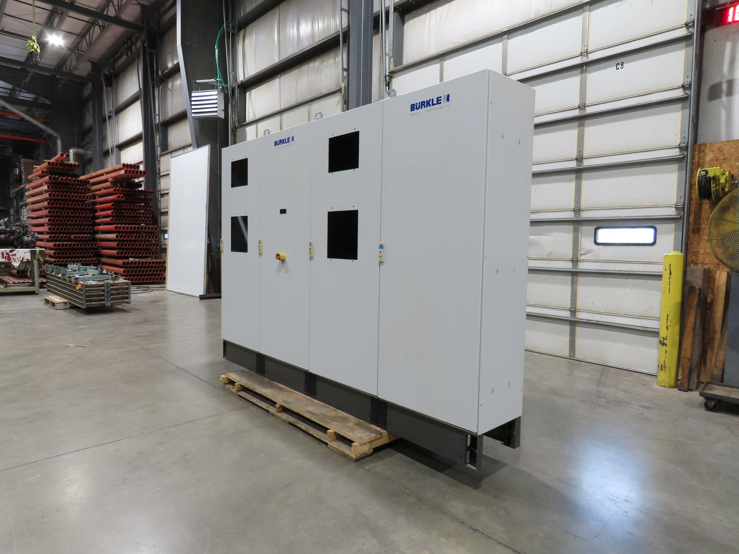 Burkle 4-Door Free Standing Electrical Enclosure 78x126x18" Type 12